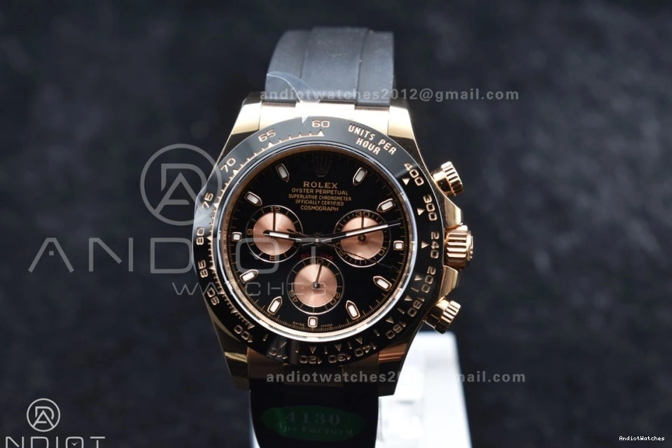 1:1 Dial Best on Edition Oysterflex SH 116518 753 Daytona Black APSF Strap RG Rubber Seasonal 0509